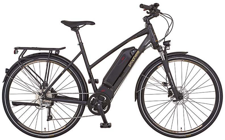 Prophete E-Bike Trekkingrad Entdecker eSport, 10 Gang Shimano Deore Schaltwerk, Kettenschaltung, Mittelmotor, 461 Wh, Pedelec, Elektrofahrrad für Damen u. Herren