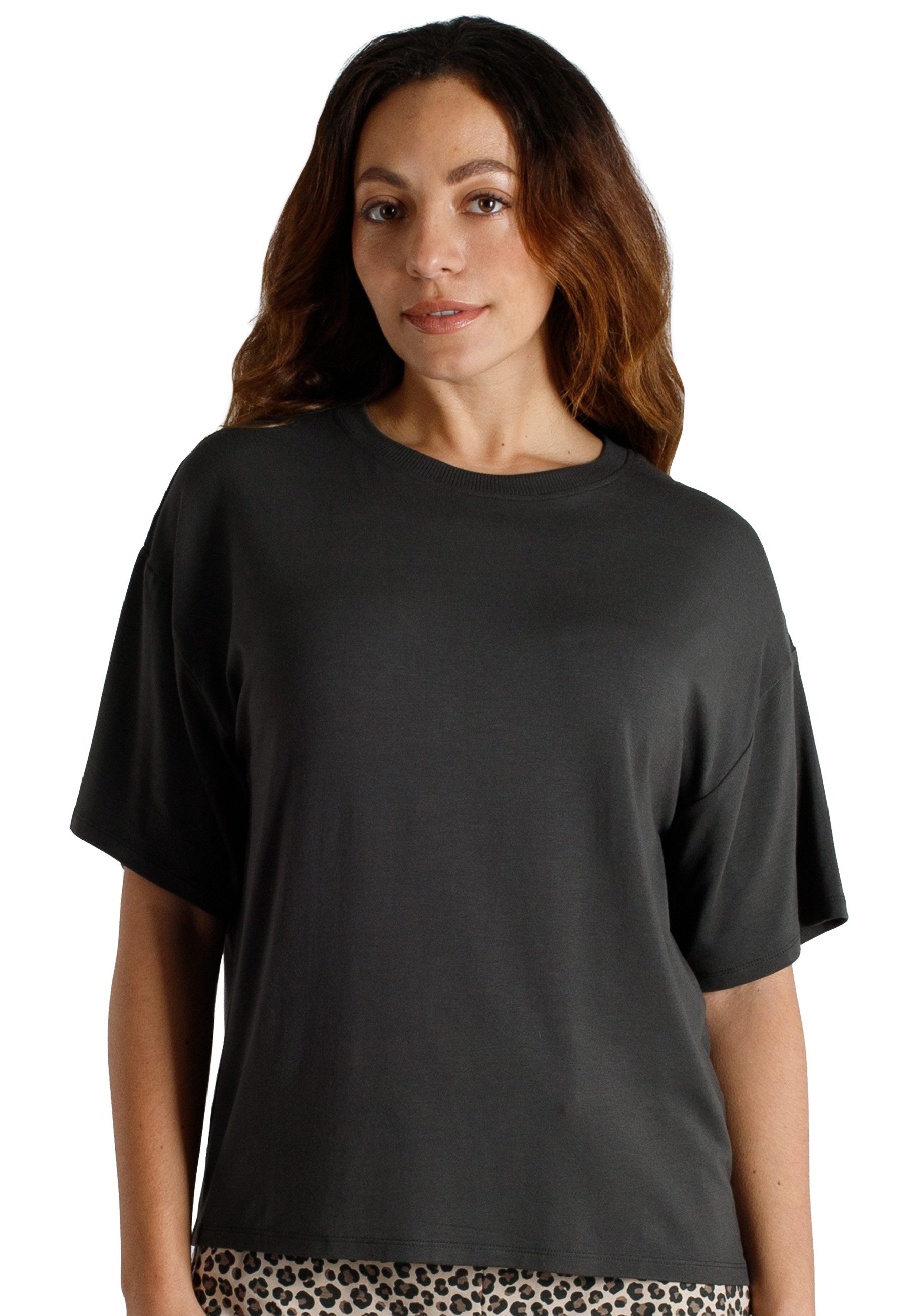 Sleepshirt TOM TAILOR Damen T-Shirt grau uni