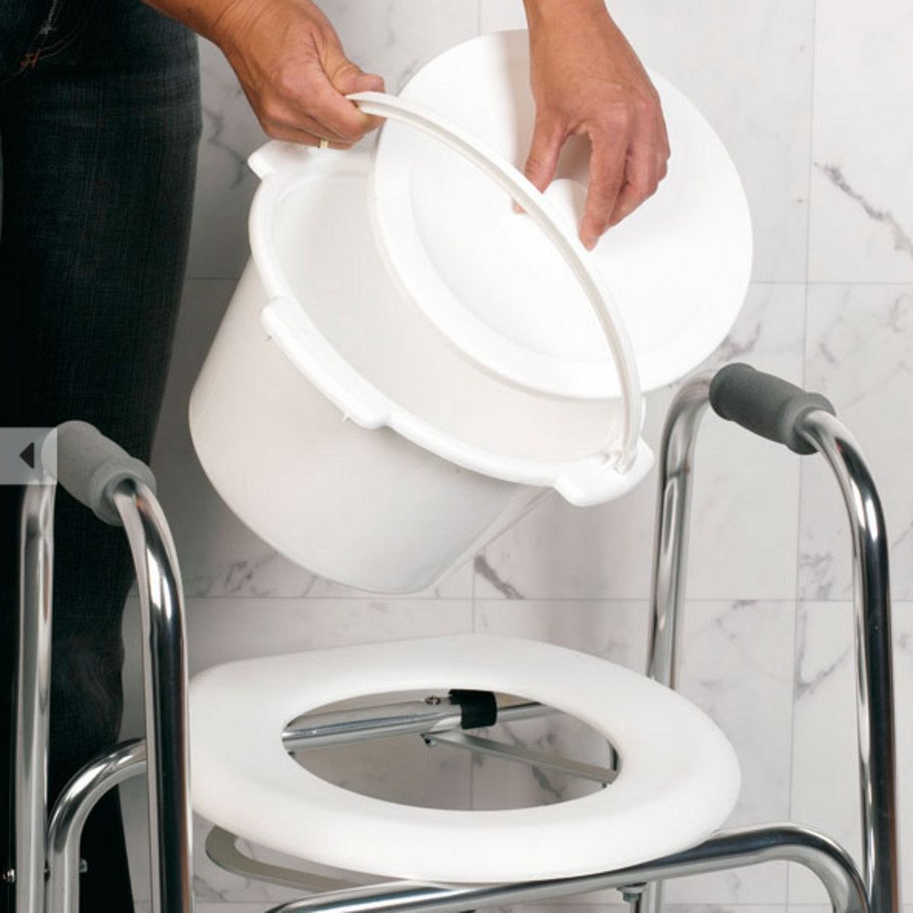 DocMed WC-Aufstehhilfe DocMed Toilettengestell, höhenverstellbares Toilettengestell, komfortable Toilettenhilfe