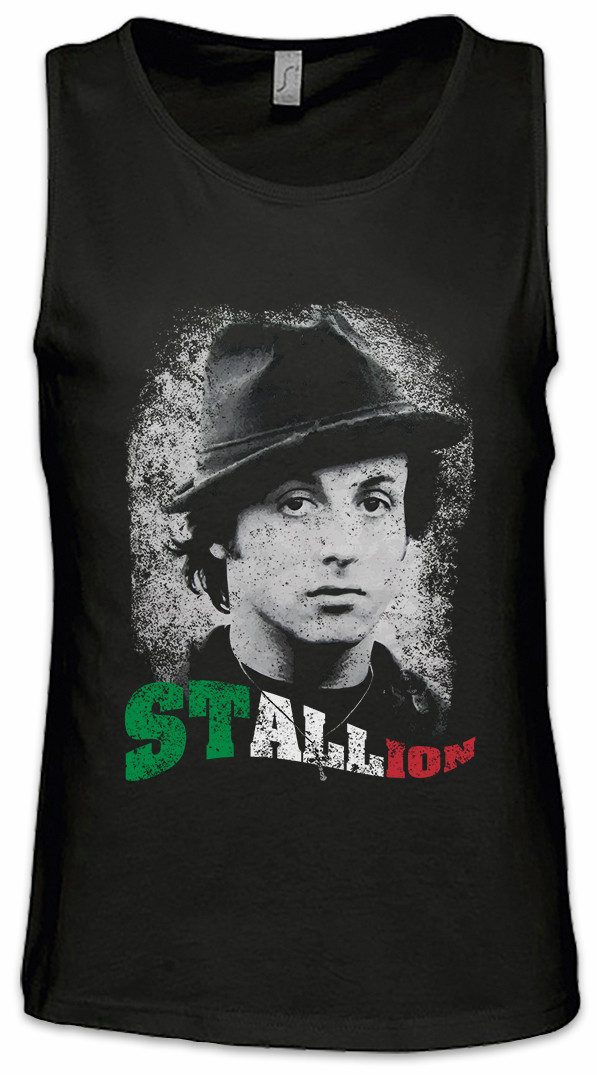 Urban Backwoods Tanktop Stallion Ärmelloses T-Shirt Rocky Sylvester Boxer Boxing Italian Kult Movie Film Balboa