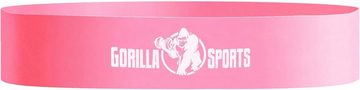 GORILLA SPORTS Trainingsband Fitnessband Set mit 5 Bändern