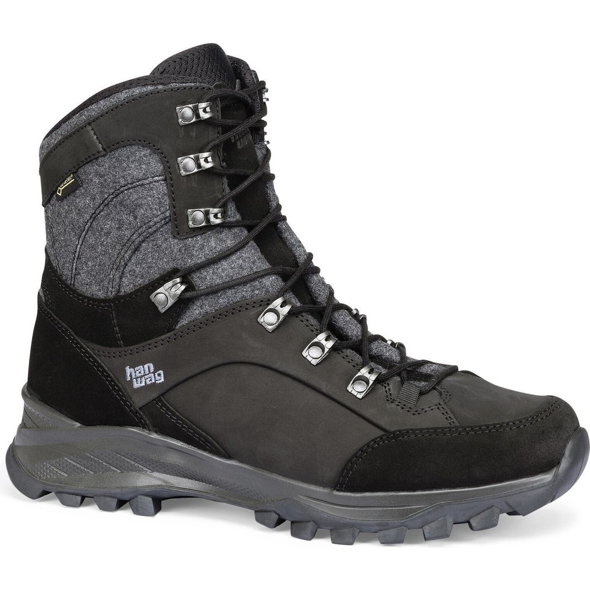 Hanwag Banks Winter GTX Winterstiefel Hoch geschnittener Wanderschuh für Herren mit wasserdichtem Leder