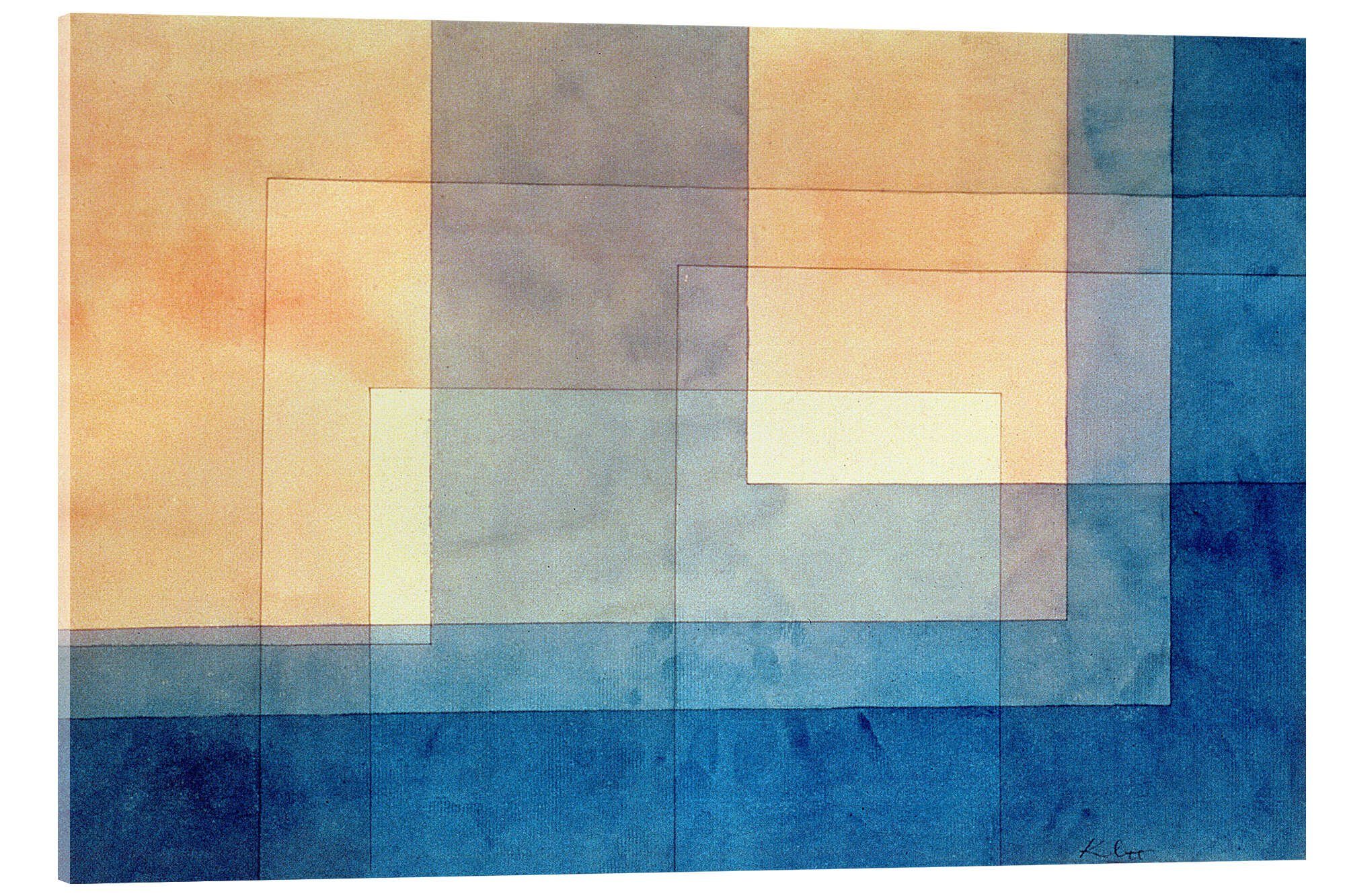 Posterlounge Wandbild Haus auf dem Wasser, Paul Klee, erhältlich als Poster, Leinwandbild, Wandsticker oder Acrylglasbild