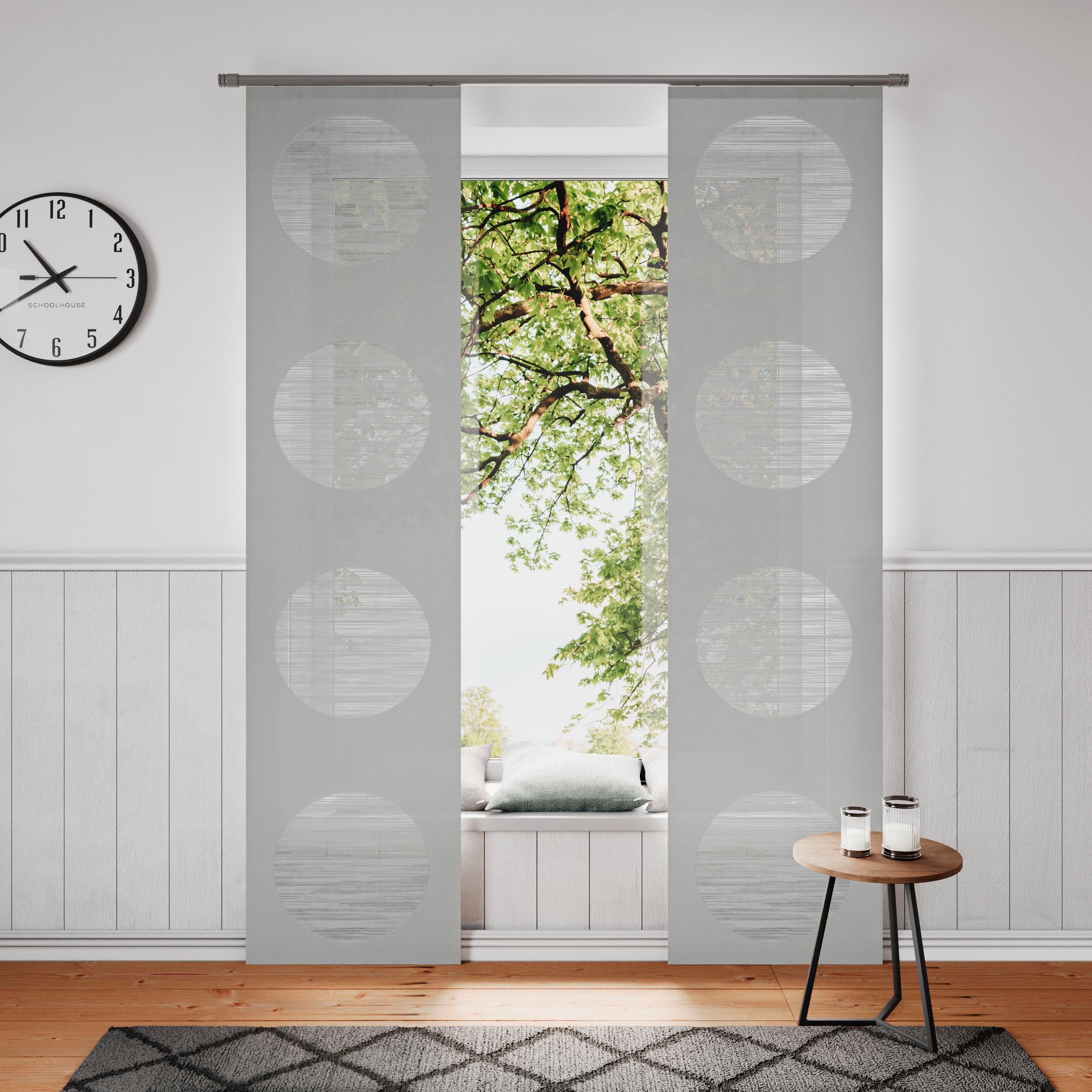 Neutex for you! Schiebegardine Padova (1 St), Klettband, halbtransparent, S günstig online kaufen