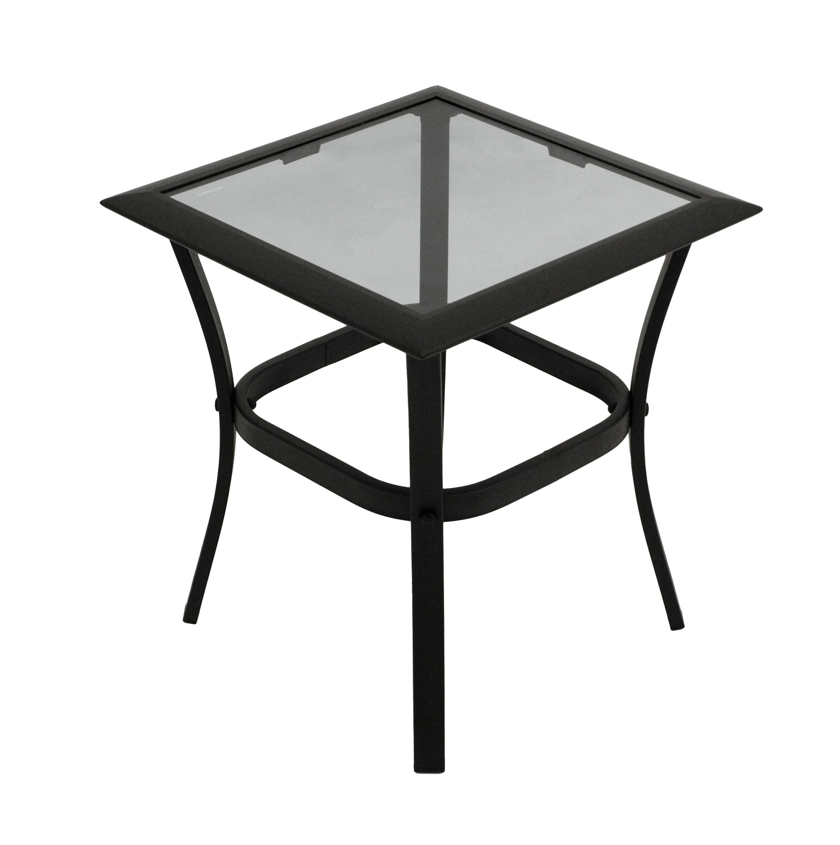 DEGAMO Beistelltisch ZAGREB, 46x46cm, Stahl schwarz günstig online kaufen