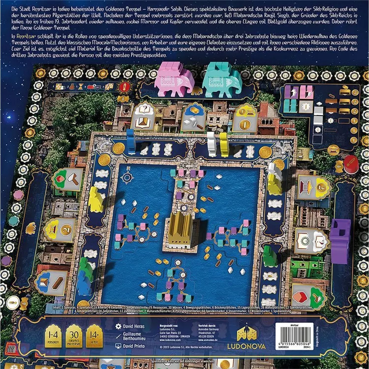 Ludonova SL Spiel Amritsar: Der Goldene Tempel