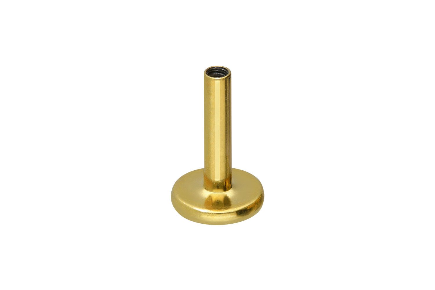 Piercing-Set Titan Labret mit Innengewinde ohne Kugel