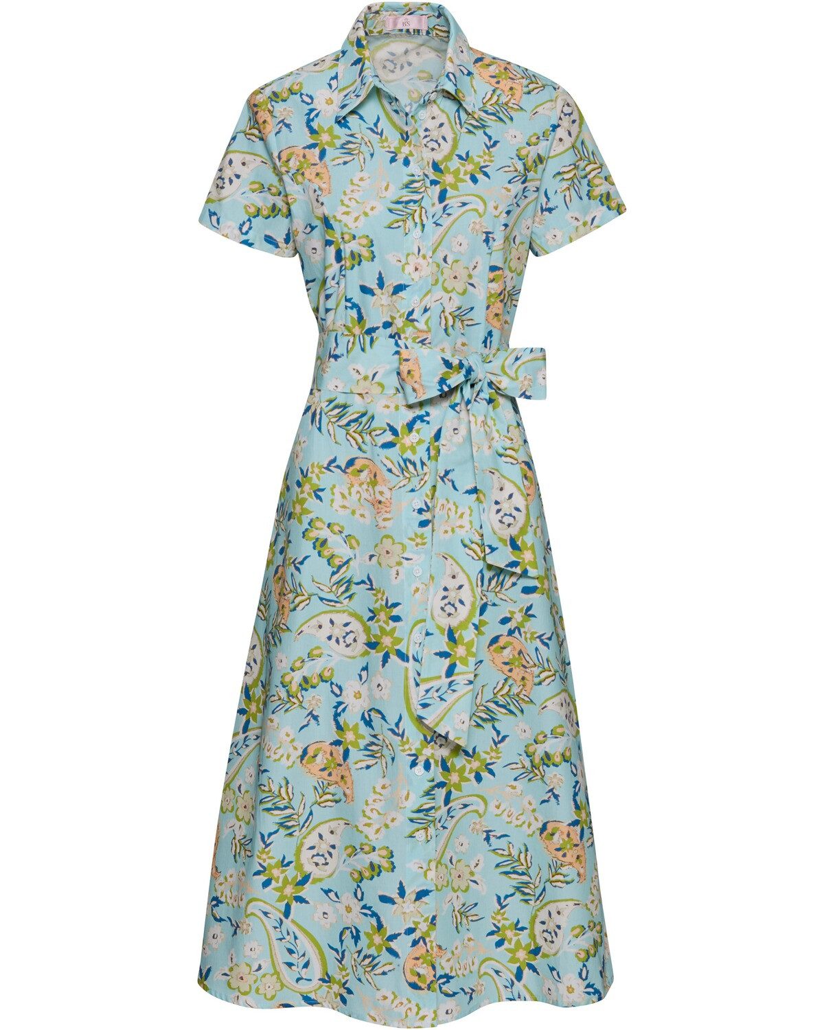 Brigitte von Schönfels Midikleid Paisley-Hemdblusenkleid