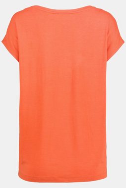 Gina Laura Rundhalsshirt T-Shirt Statement Rundhals Halbarm