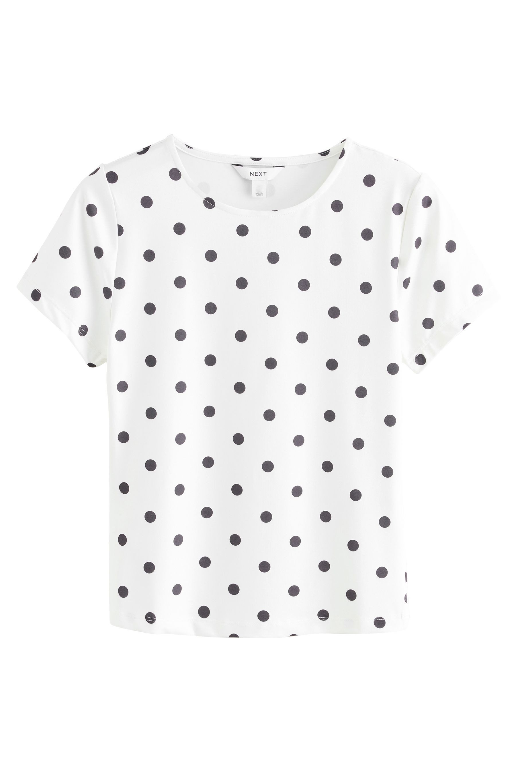 T-Shirt Weiches Kurzarmoberteil mit U-Ausschnitt