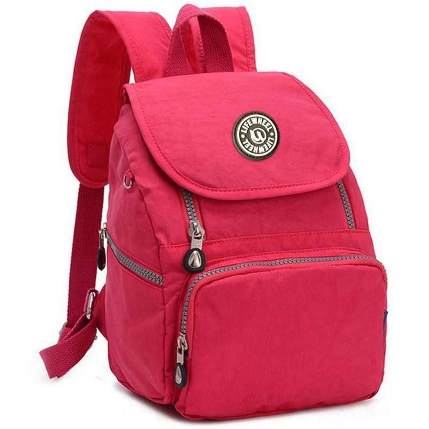 LuxusKollektion Minirucksack Mini Rucksack Wasserdicht Nylon Rot