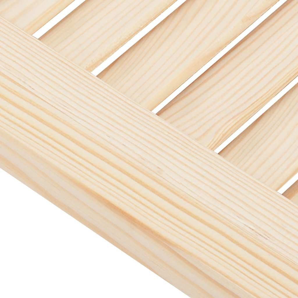 Produktbild von VidaXL Schranktüren Lamellen-Design 2 Stk. 61,5x29,5cm Massivholz