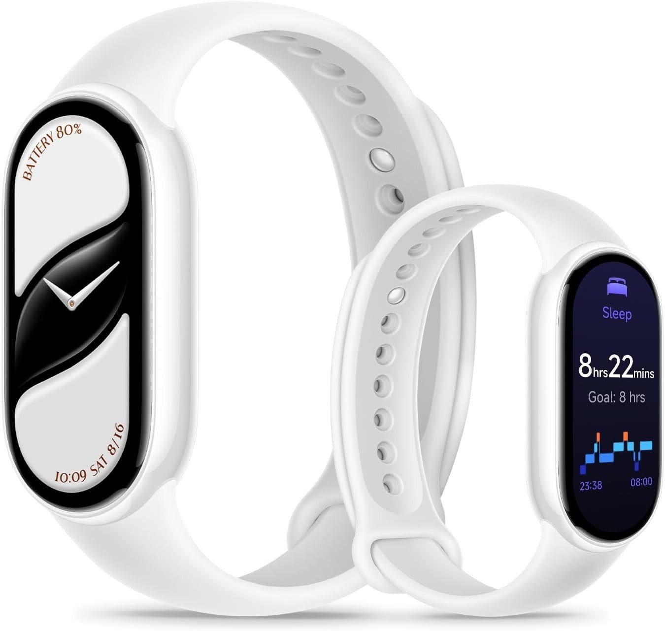 Xiaomi Multifunktionaler Fitness Tracker mit Herzfrequenz & Schlafanalyse Smartwatch (1,72 Zoll, Android/iOS), IP68 Wasserdichter Tracker mit GPS Telefonfunktion & Aktivitätsmessung