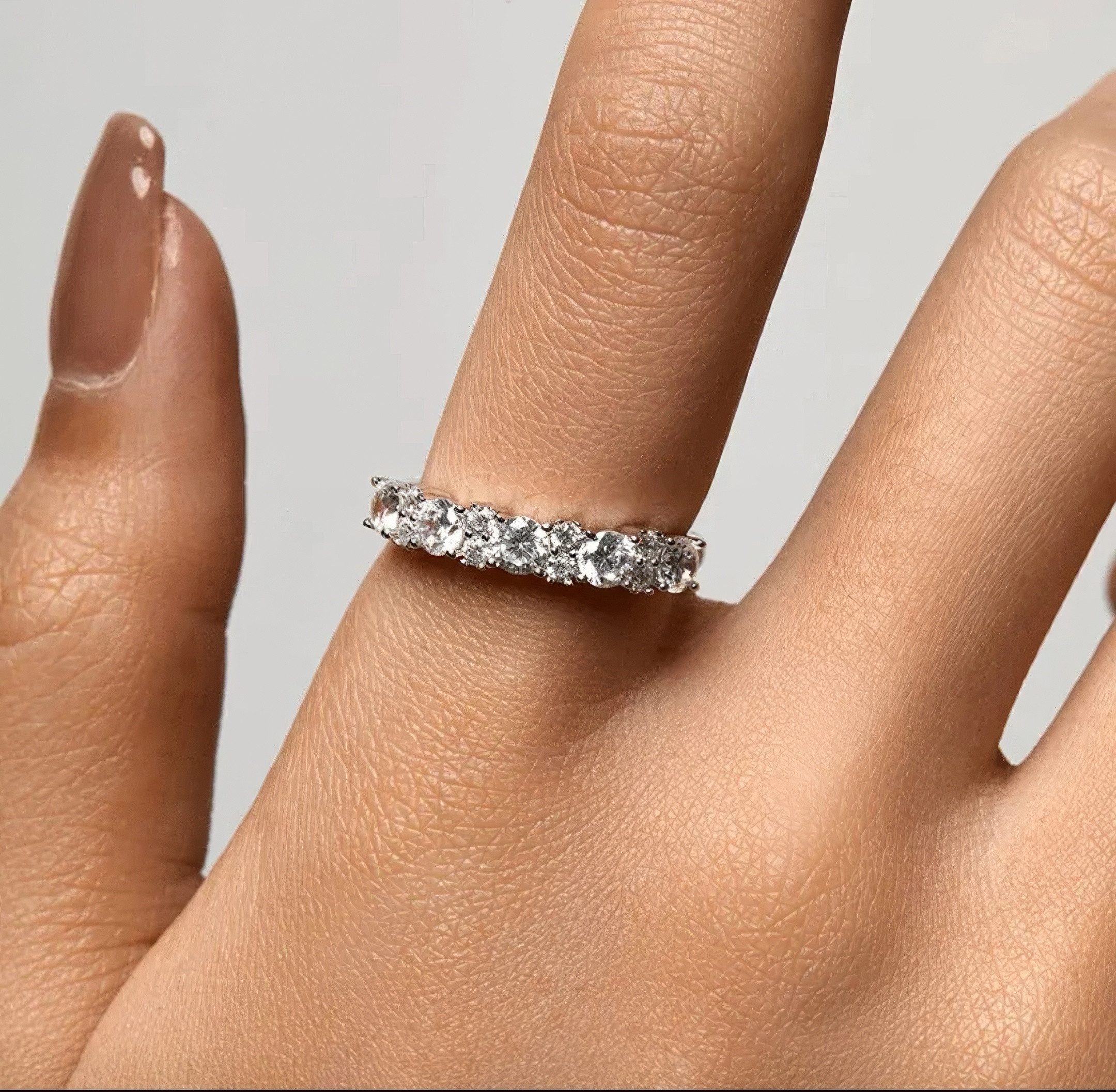 Jumpeak Diamantring 14k Gold-Diamantring,labordiamant,promise ring,engagement ring, Brillantschliff,geschenk für frau,geschenk zur firmung mädchen