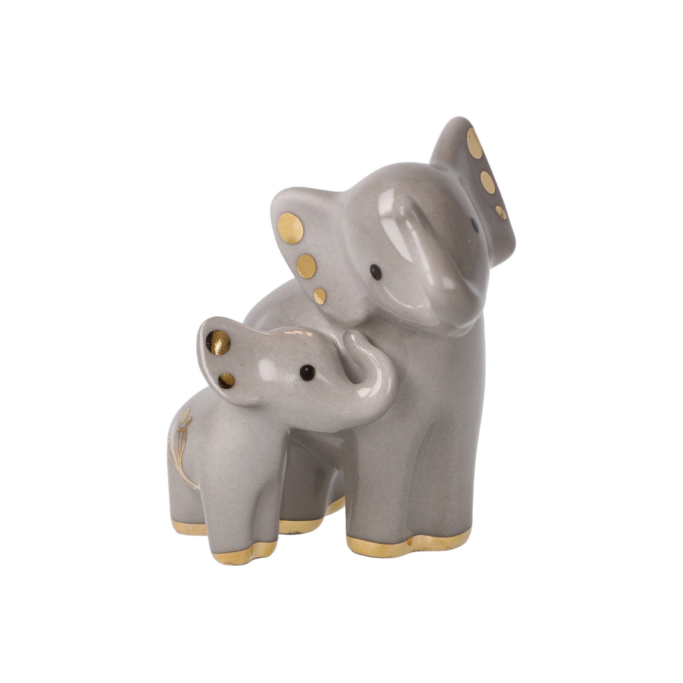 in - 'Mini Dekofigur Elephants grau' Elephant 2023 Goebel 6cm Goebel Love Höhe