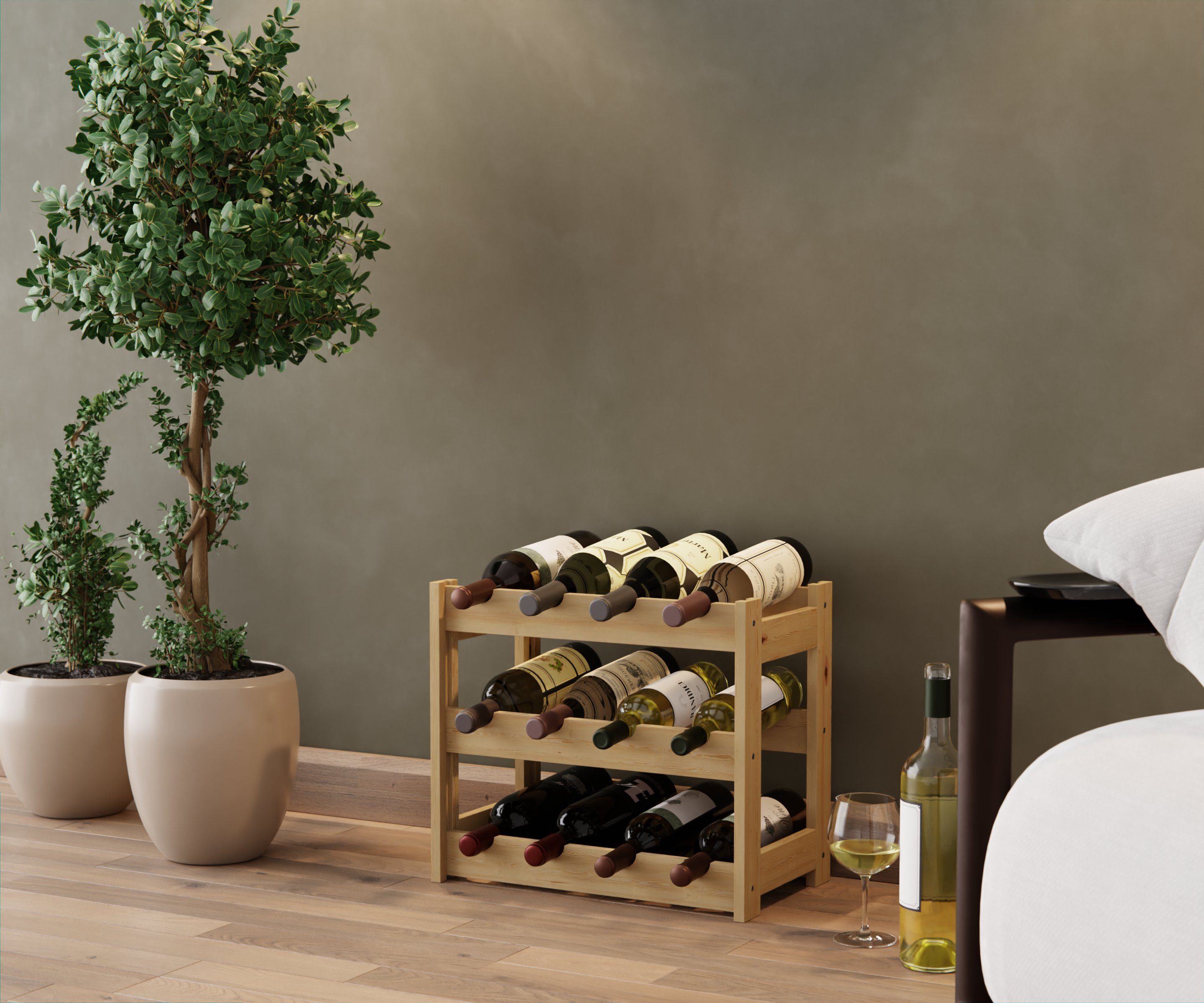 Lenmar Weinregal Lenmar Weinregal Weinregal Holz Flaschenregal für 12 - 91 günstig online kaufen