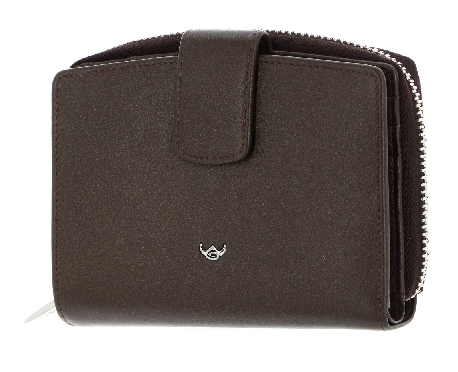 Golden Head Geldbörse Billfold Coin Wallet, aus echtem Rindsleder mit RFID-Blocker Schutz