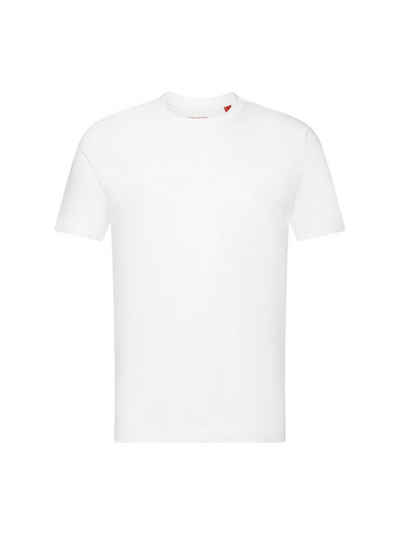 Esprit T-Shirt Rundhals-T-Shirt aus Pima-Baumwolljersey (1-tlg)