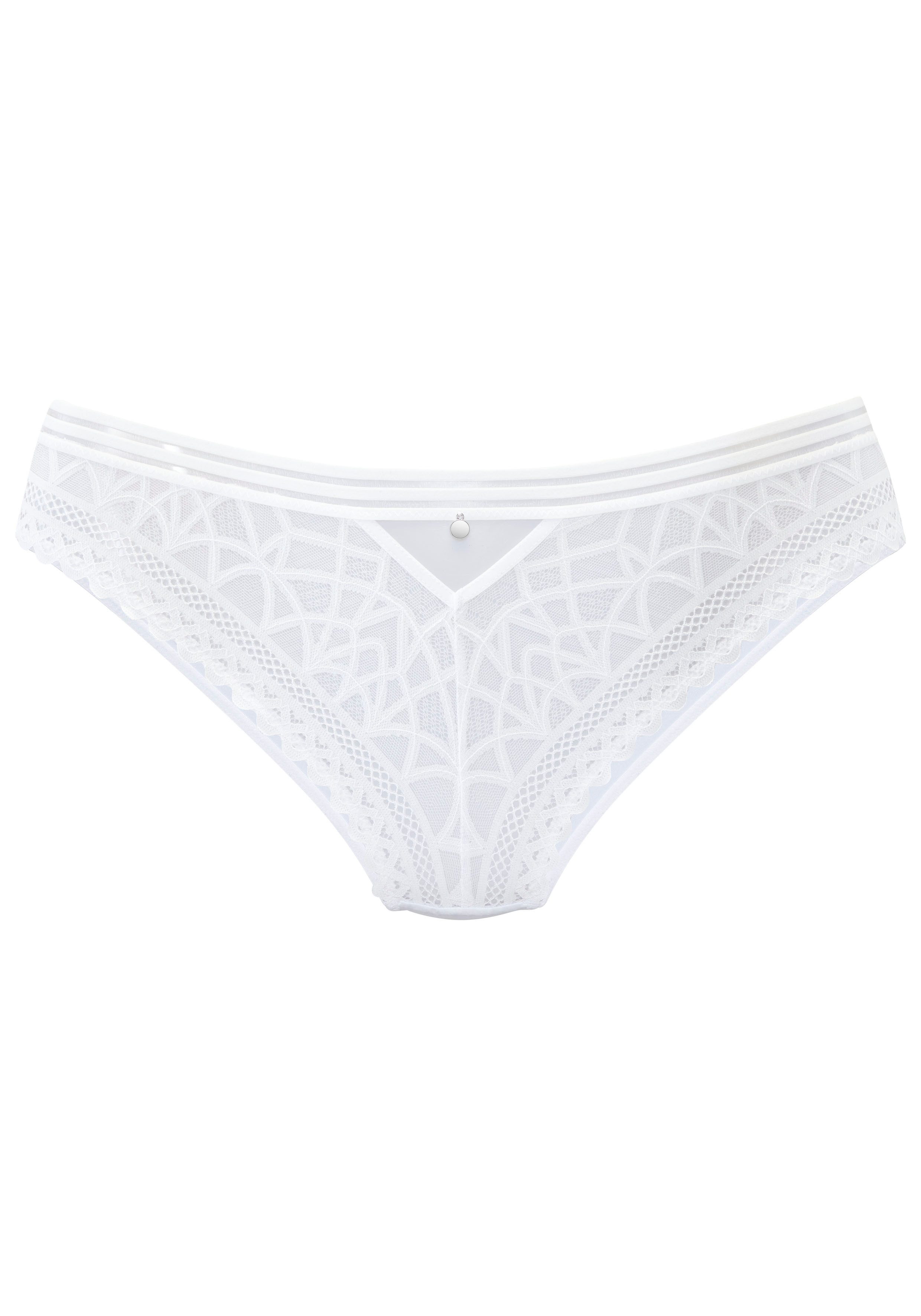 s.Oliver Slip Milene mit edlem Bund und modischem Accessoire vorne mittig