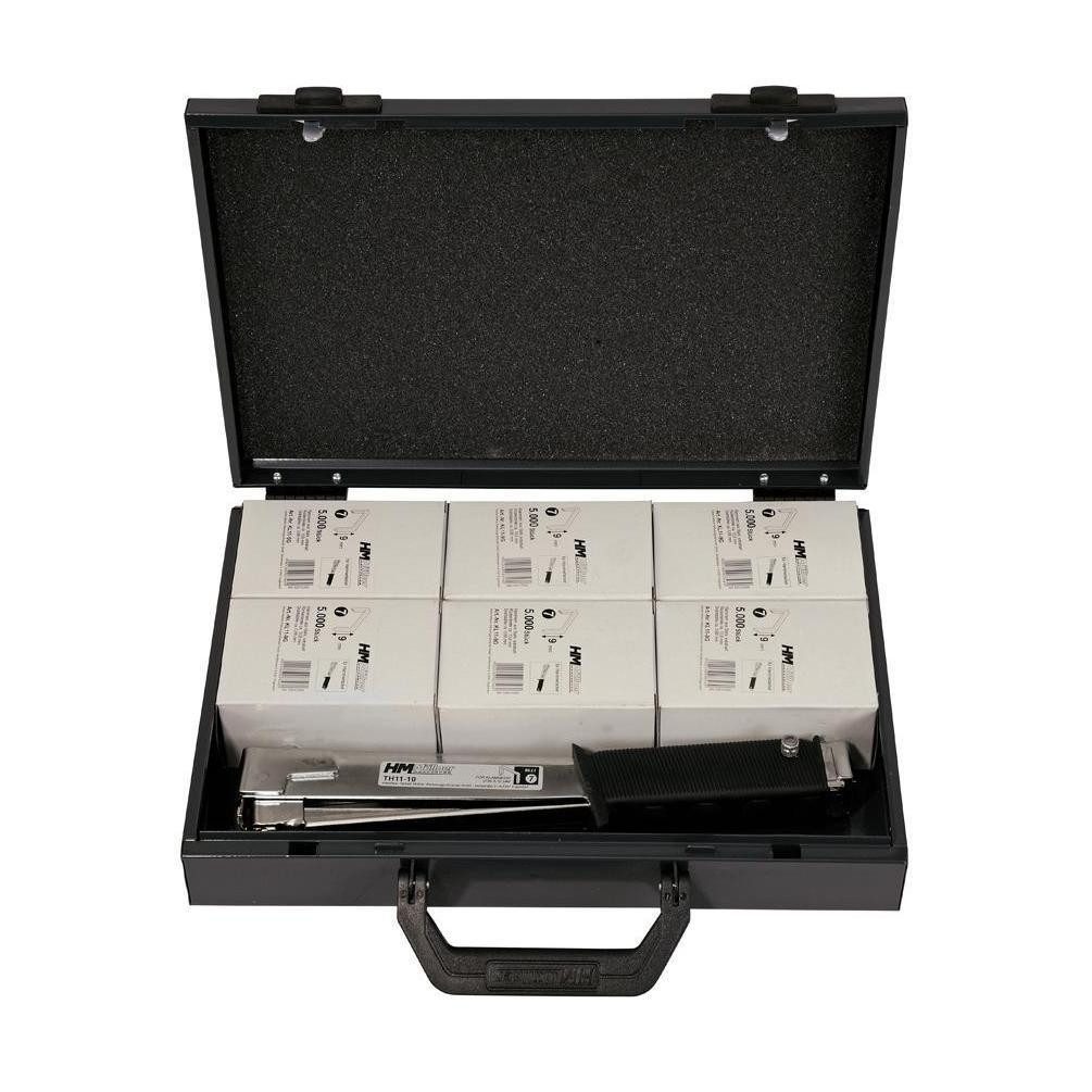 HM Müllner Werkzeuge Hammertacker Hammertacker-Set Professional Tacker 6-10 mm