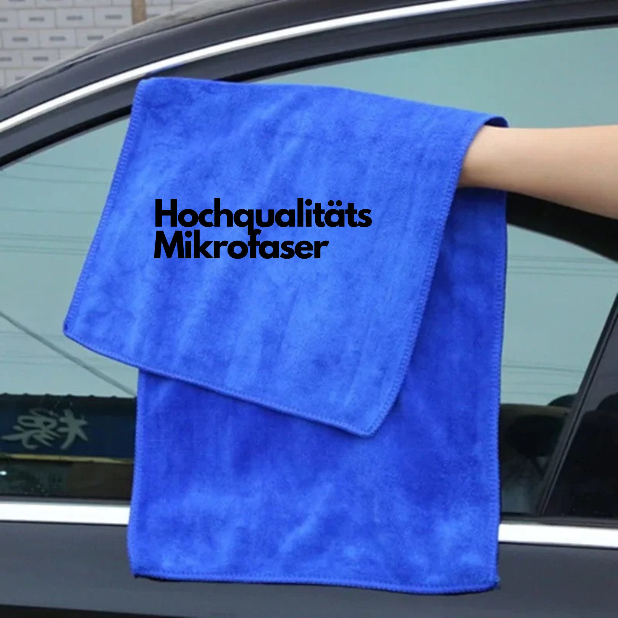 HS.SUPPLY 10x Autopflege Mikrofasertücher, Microfasertuch Auto Mikrofasertuch (antibakteriell, schonende Pflege) – Bild 4 von 5