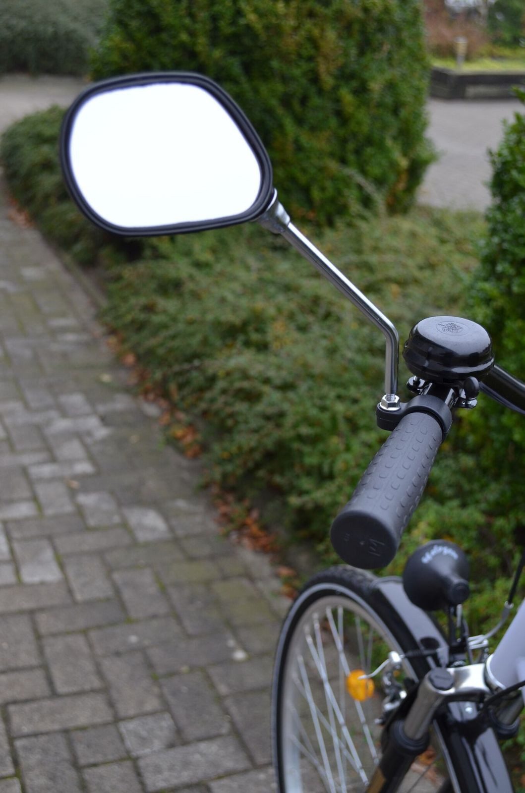 Gravidus Fahrradreflektor 2er Fahrradspiegel Lenkerspiegel mit Reflektor