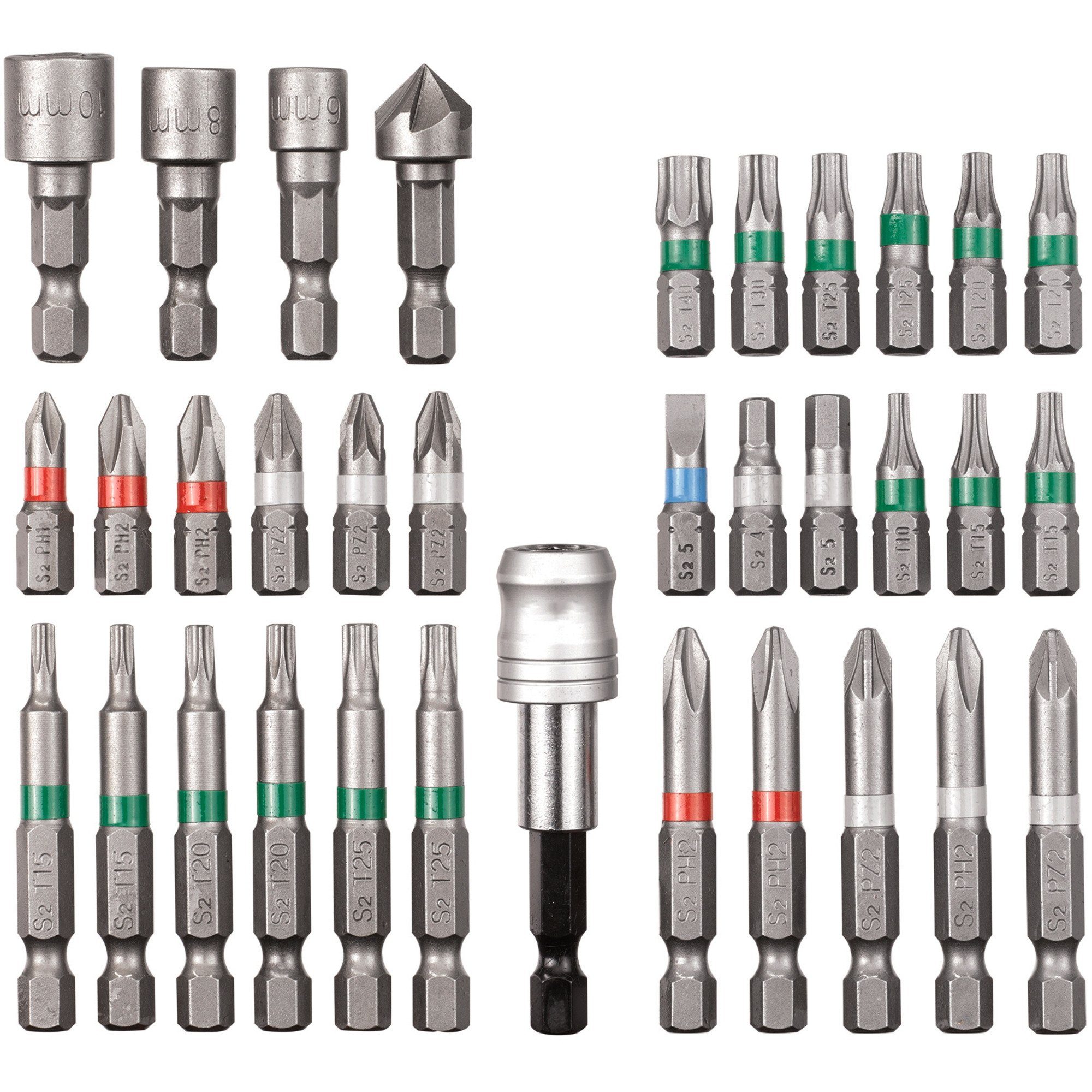 Bohrer- und Bitset EINHELL Bit-Satz, 34-teilig, (1/4", in S-Box)