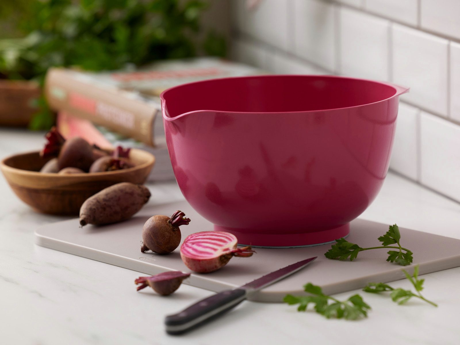 ROSTI Schüssel Margrethe Schüssel beetrot 3l, Kunststoff, (Schüsseln & Schalen)