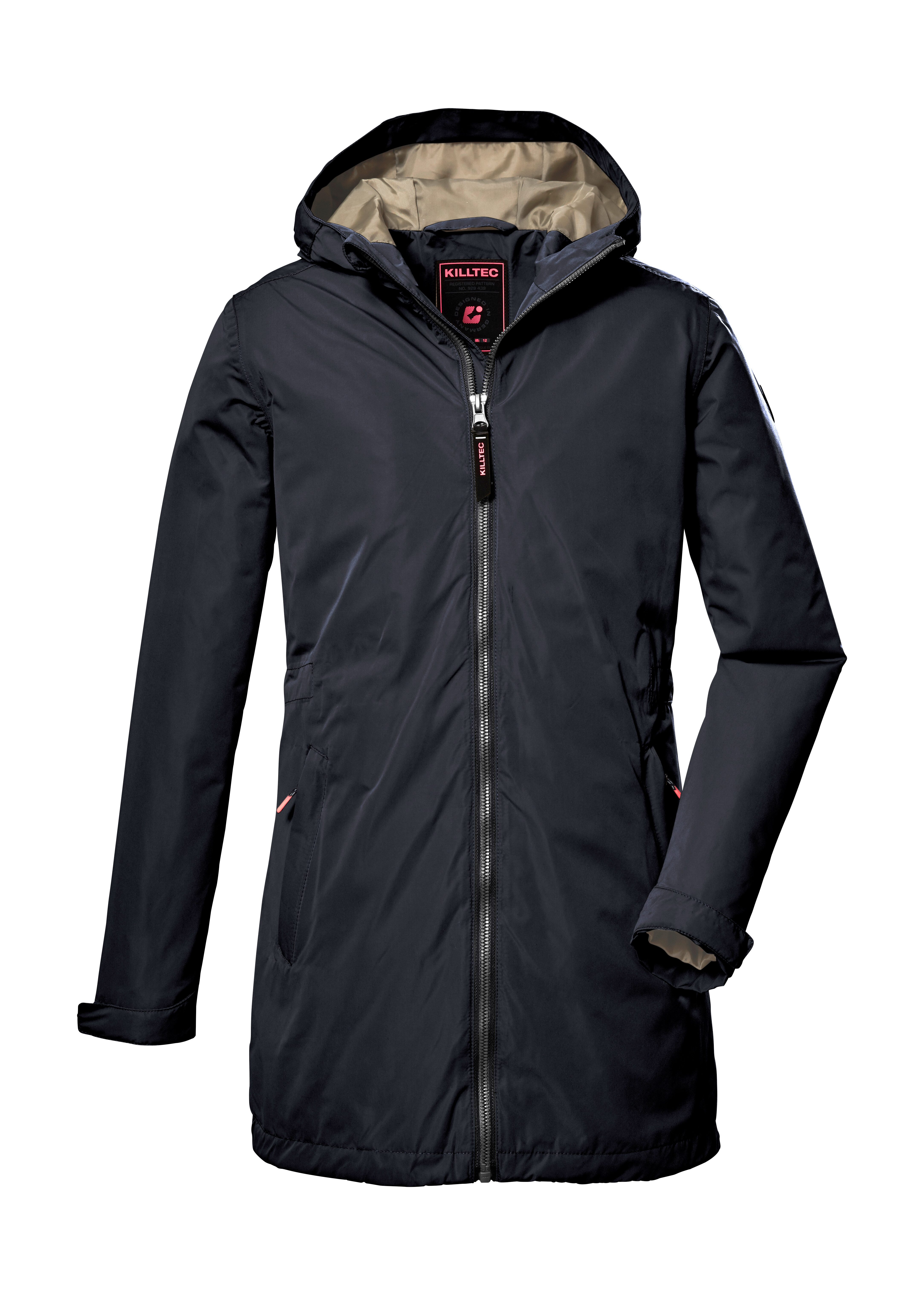 Killtec Parka KOS 359 GRLS PRK Wasserdichter Mädchenparka mit verstellbarer Kapuze und Kinnschutz