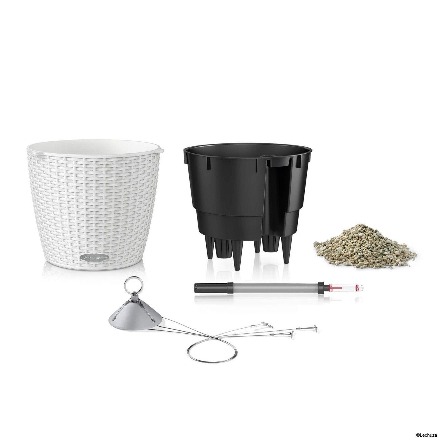Lechuza® Blumentopf Lechuza Hängeampel Nido Cottage 35 sandbraun 15308