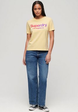 Superdry T-Shirt TONAL RAINBOW CORE RELAXED TEE
