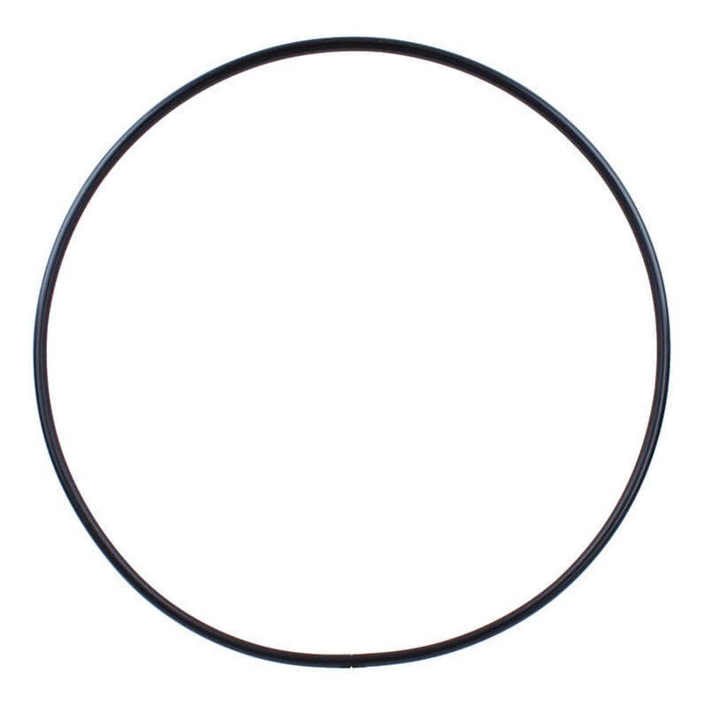 Hoopomania Hula-Hoop-Reifen Hula Hoop Rohling, steckbar (Snap Button), Ø 90cm, Schwarz