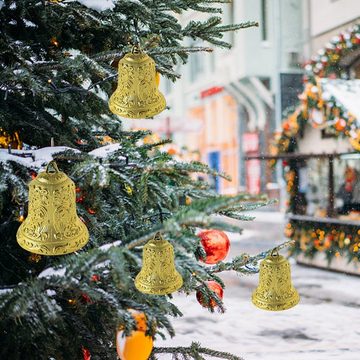 Rutaqian Christbaumschmuck 1 Stücke Weihnachtsglocke, Christbaumschmuck, Weihnachtsanhänger, Glocke Dekorationen, für Weihnachtsbaum Geschenk Deko