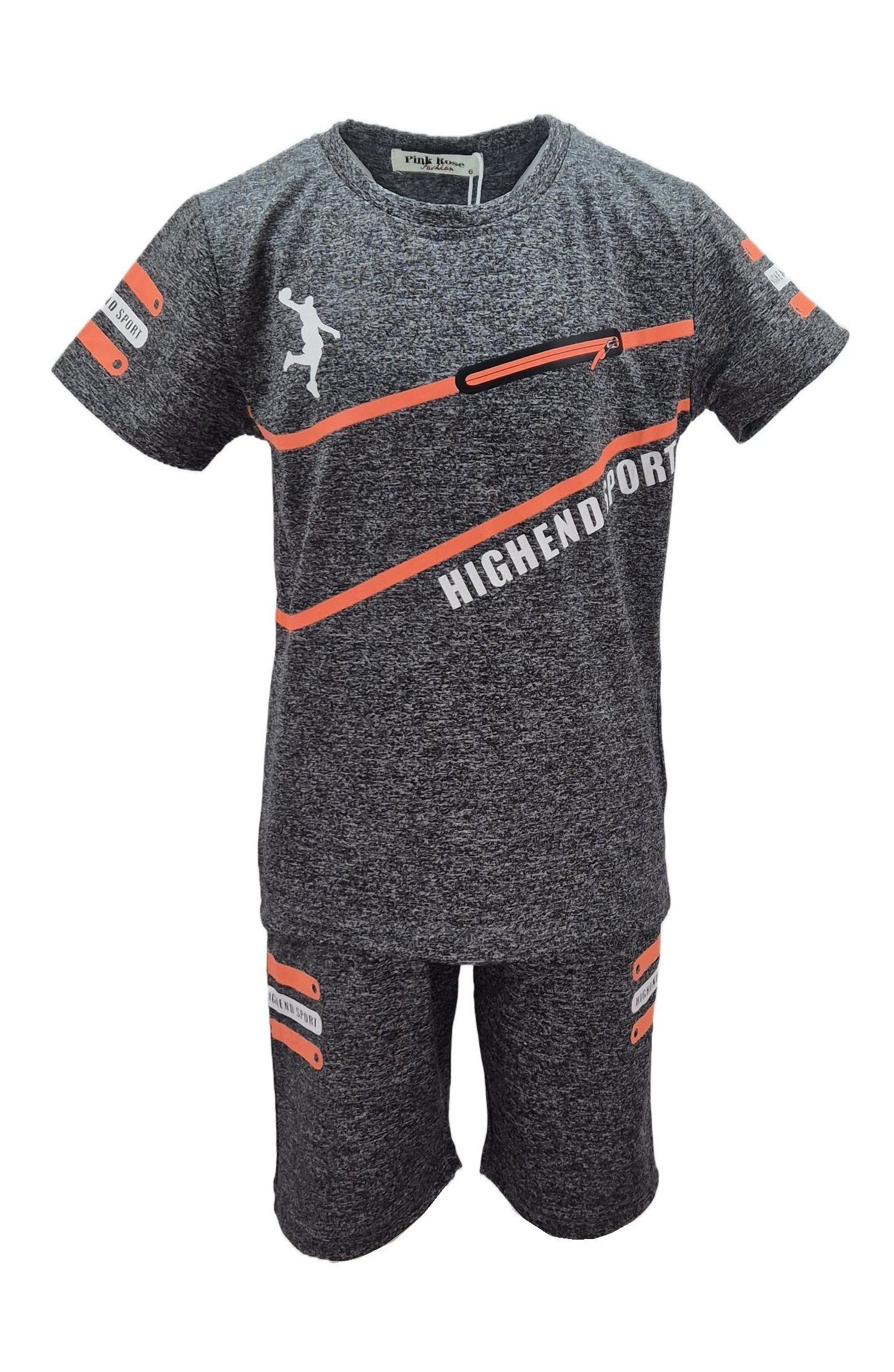 T-Shirt & Shorts Sportliches Jungen-Set: für den perfekten Sommerlook