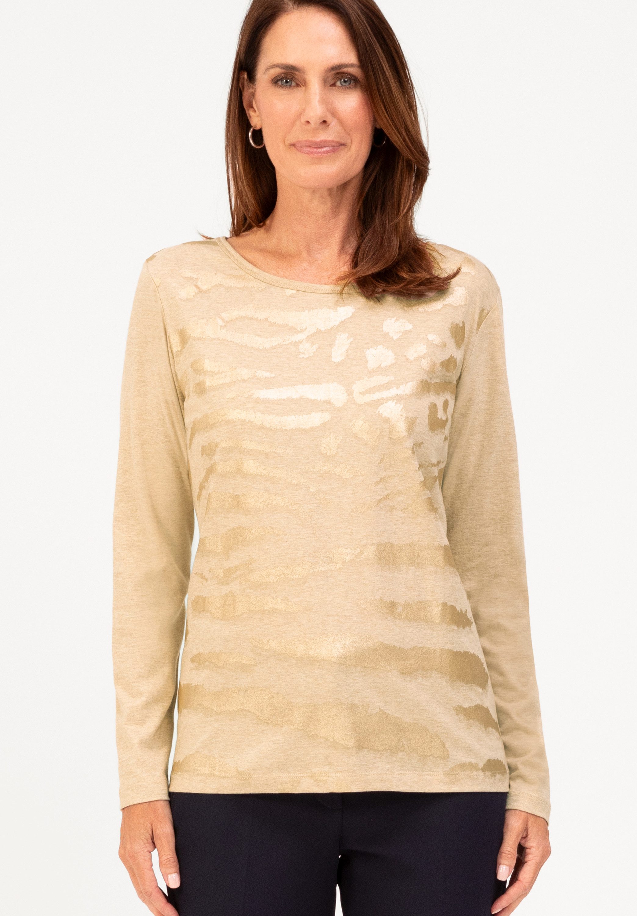 bianca Langarmshirt DAMI mit matt glänzendem günstig online kaufen