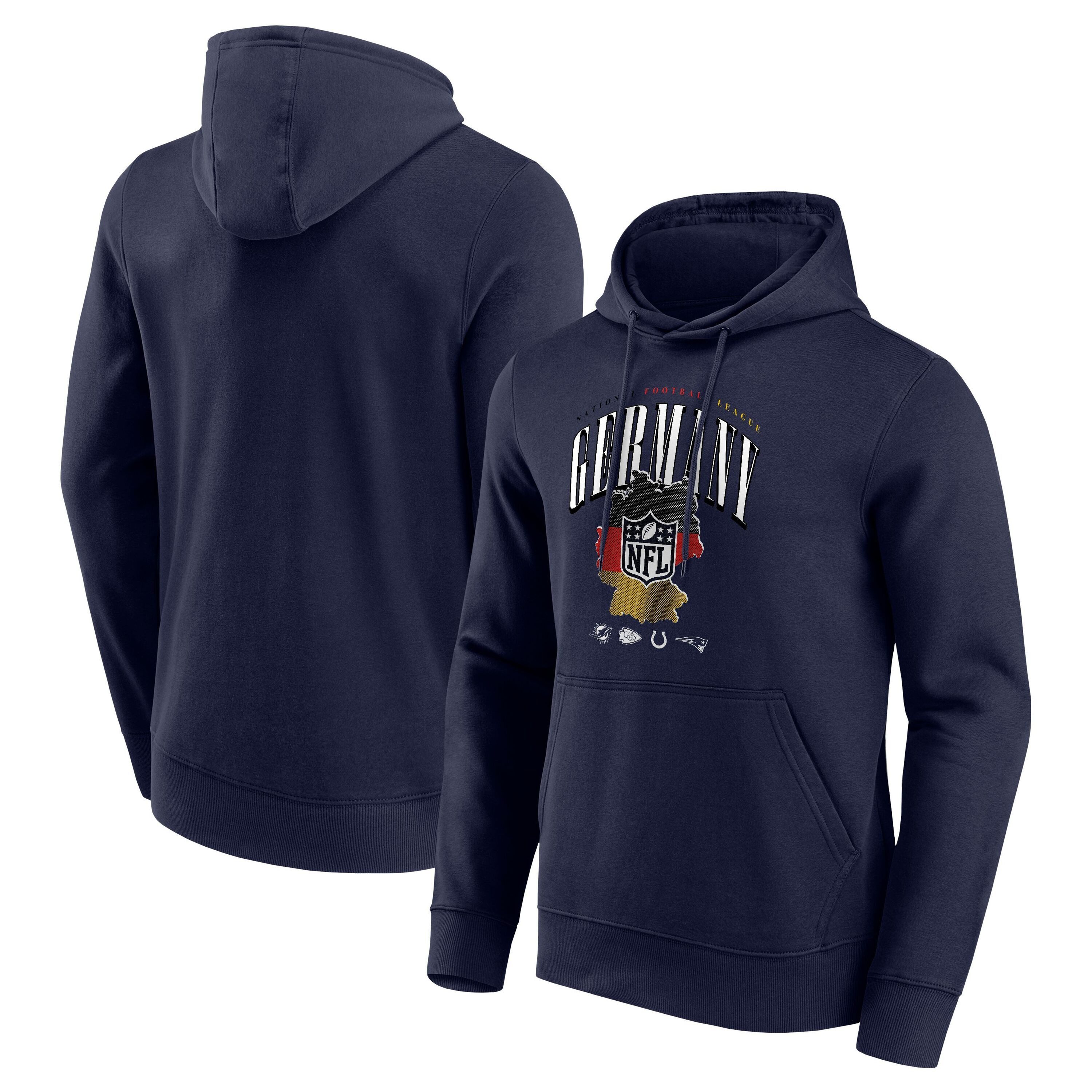 Fanatics Kapuzenpullover Fanatics Hoodie NFL Shield / Frankfurt Hometown Graphic