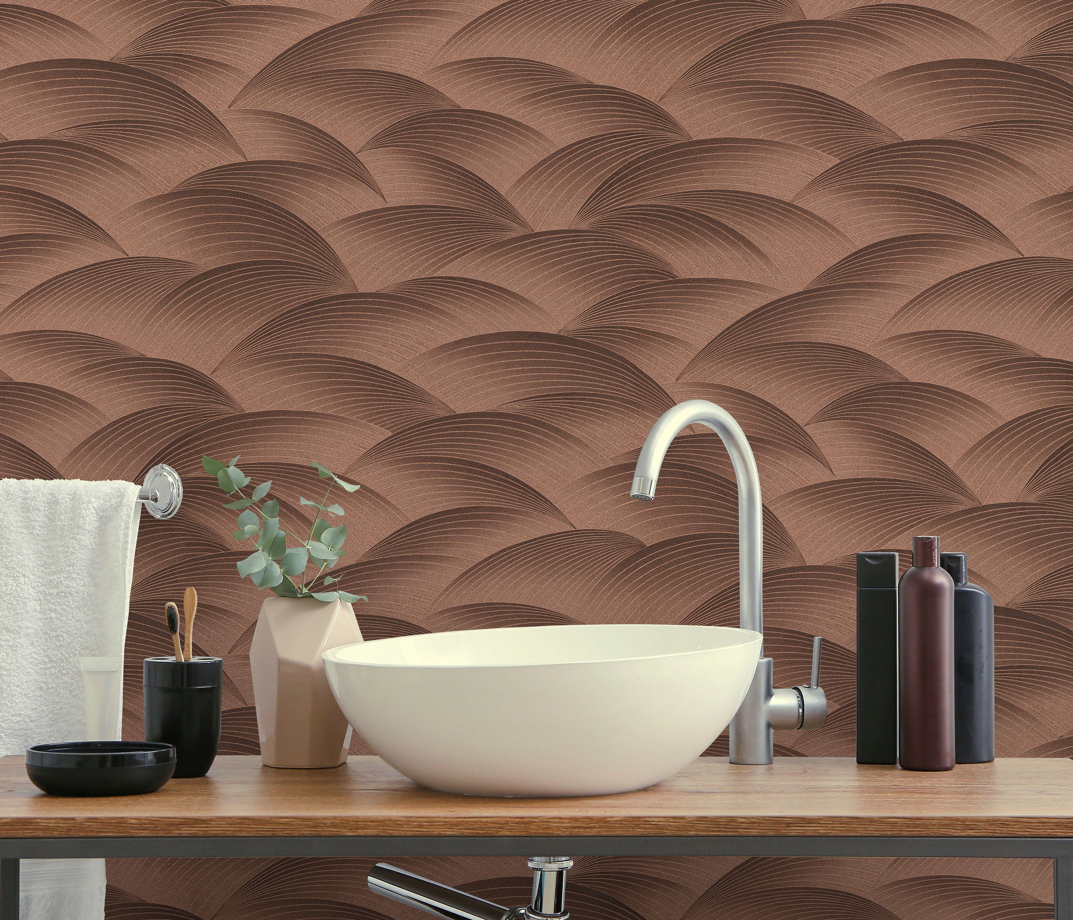 Fashion for walls Vliestapete Sparkling Sea, geprägt, glänzend, Phthalate frei