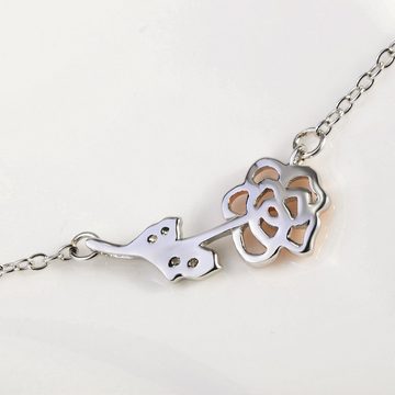 Schmuck-Elfe Collier Rose, 925 Sterling Silber