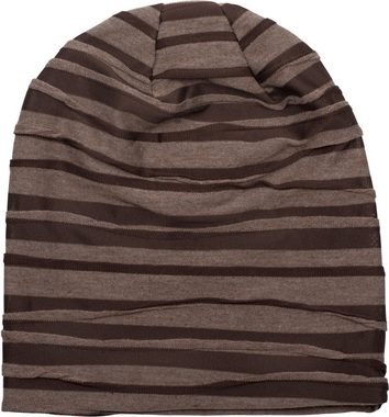 styleBREAKER Beanie (1-St) Beanie mit Falten Muster