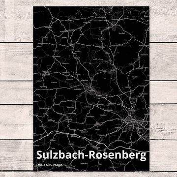 Mr. & Mrs. Panda Postkarte Sulzbach-Rosenberg - Geschenk, Geschenkkarte, Ort, Ansichtskarte, Stä