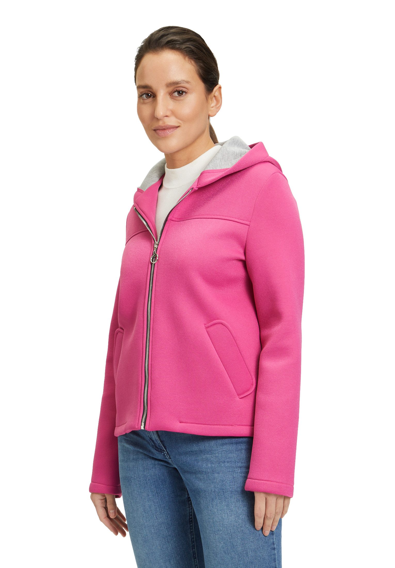 Outdoorjacke Amber & June Übergangsjacke mit Kapuze