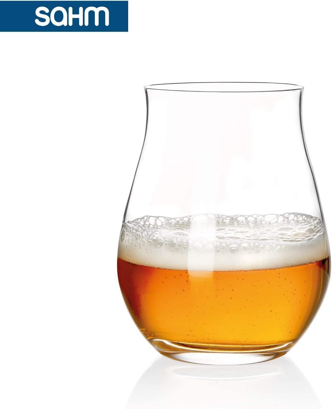 SAHM Gläser-Set Sensorik Wassergläser Set 6 teilig 420ml - Wasserglas, Sensorik Glas, 100% recyclebar – Bild 5 von 5