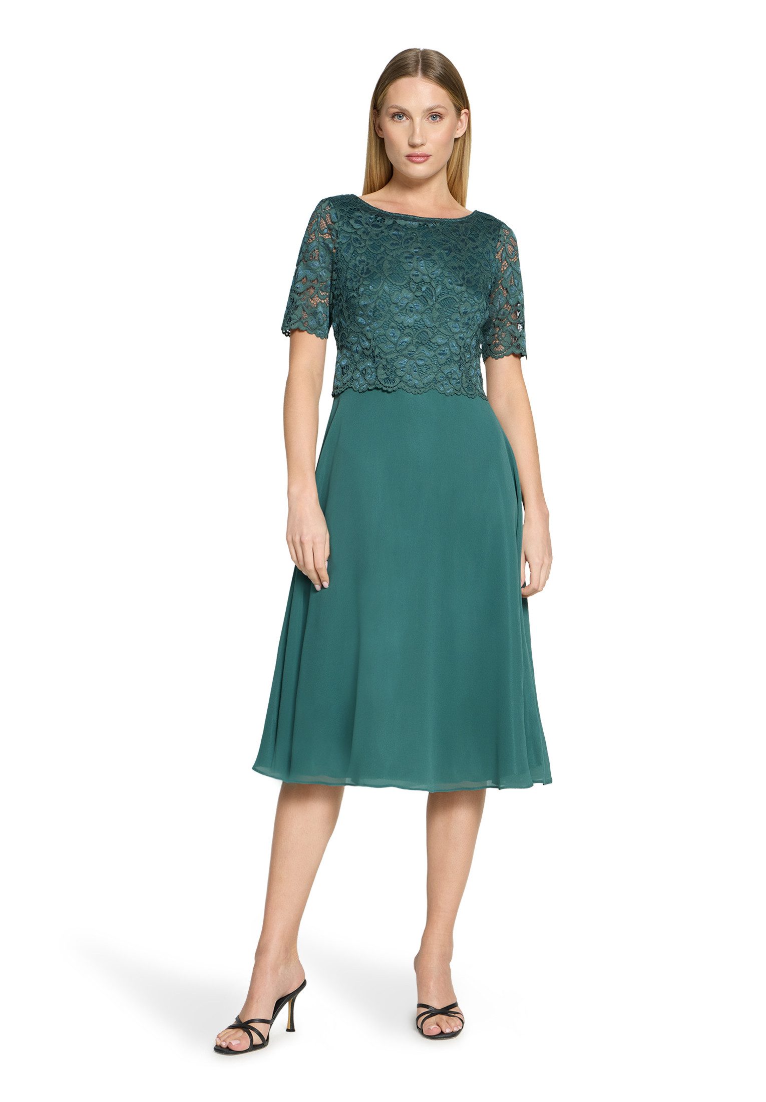 Vera Mont Cocktailkleid Damen mit Spitze Spitze günstig online kaufen