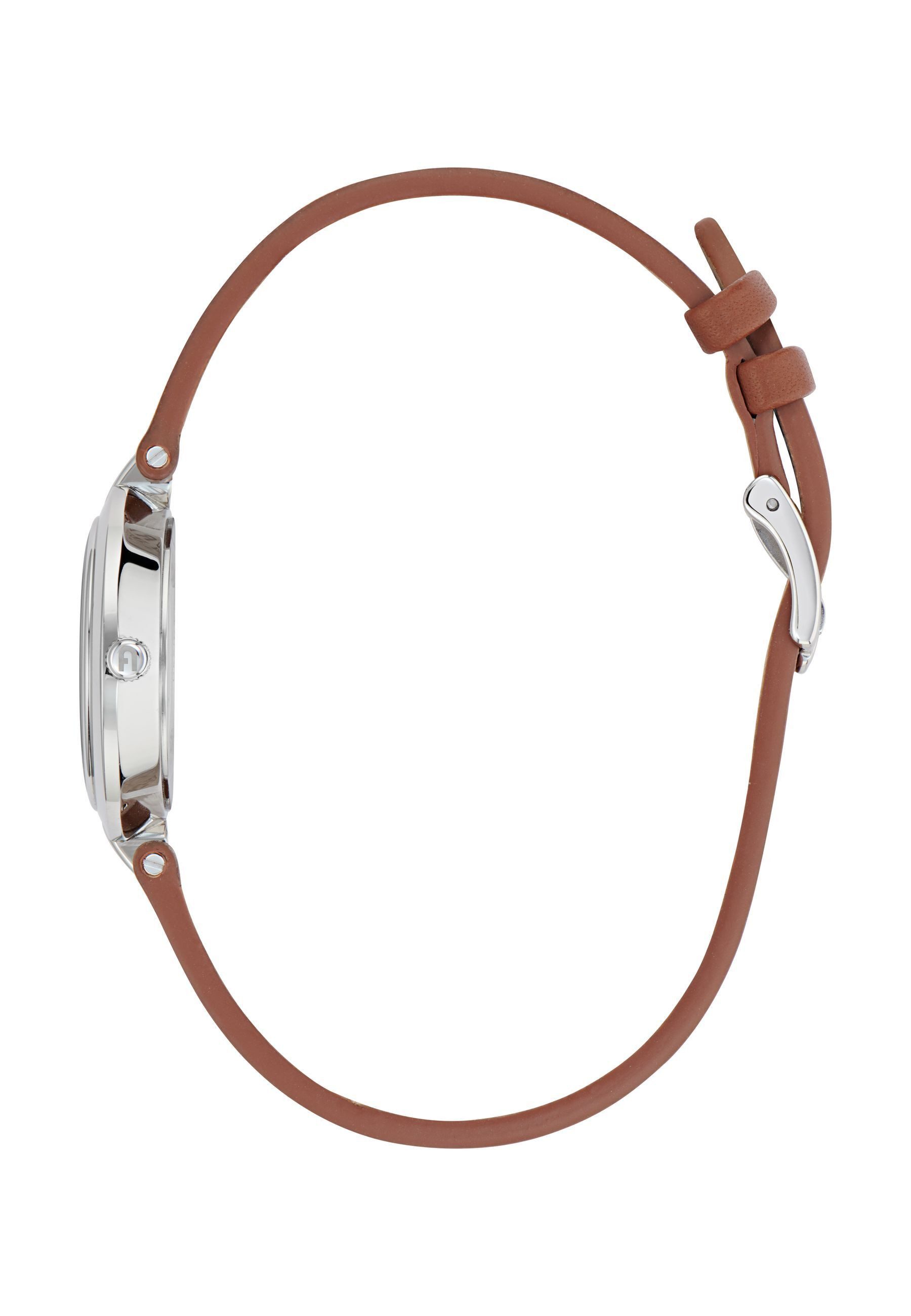 Furla Quarzuhr FURLA LOGO LINKS, (1-tlg., Not a set – not applicable to this product), Quarz-Analoguhr