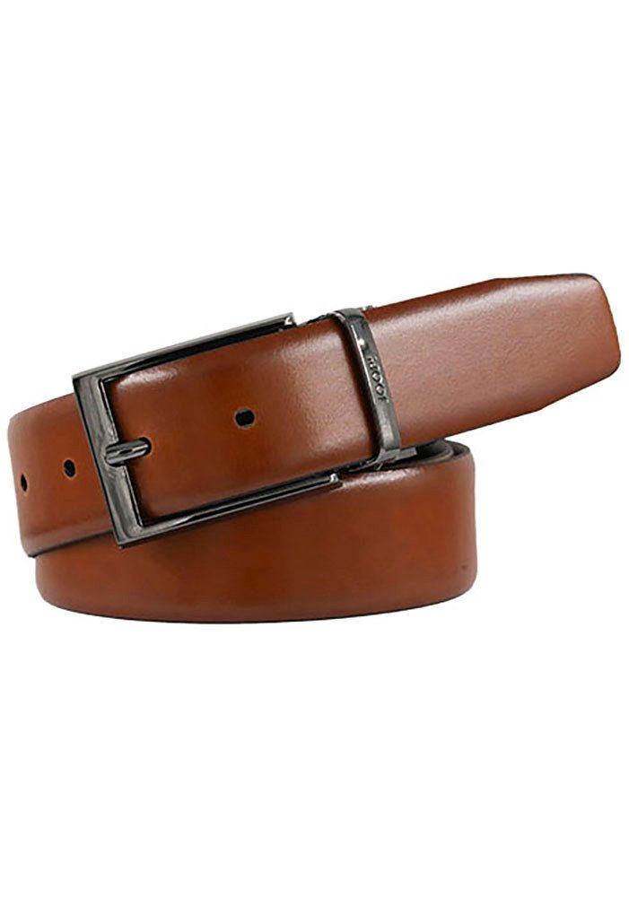 JOOP! Wendegürtel aus seidenglattem Rindsleder, zum wenden, zweifarbig, 3,5 cm breit