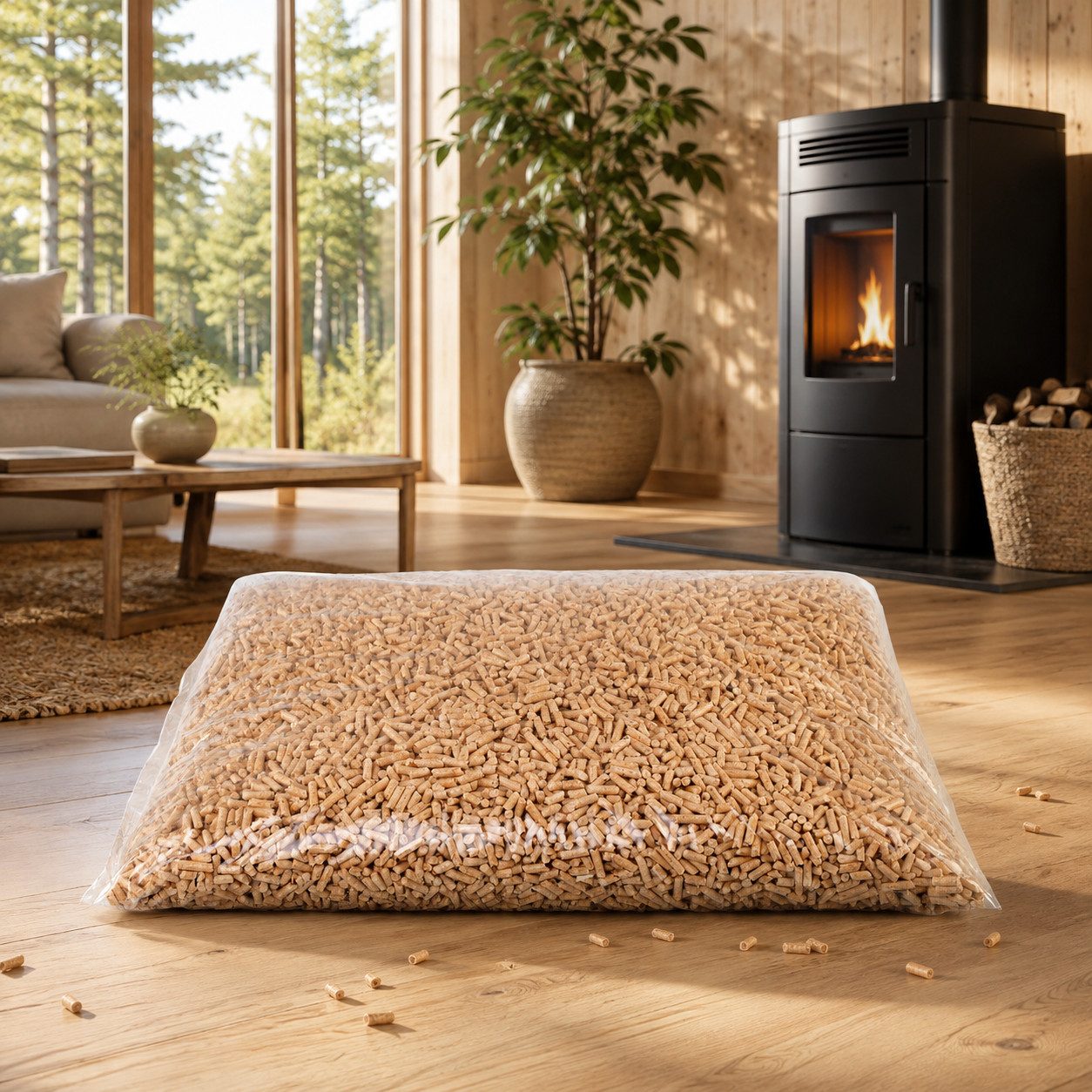 Best for Home Holzpellets Holzpellets Pellets für Ofen, 100 % natürliche Kiefer & Eiche pellets