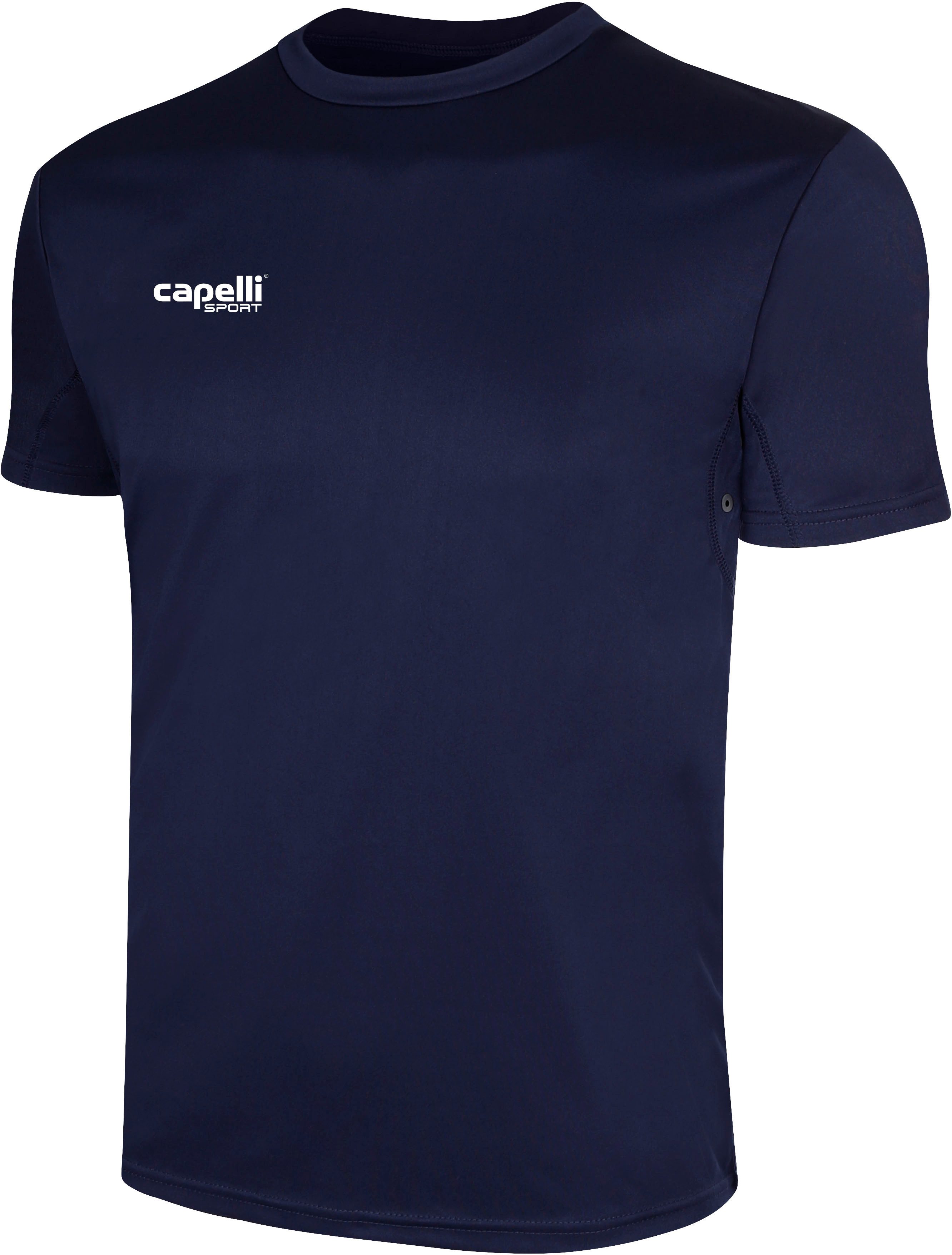 Capelli Sport Trainingsshirt mit Belüftungslöchern unter den Ärmeln