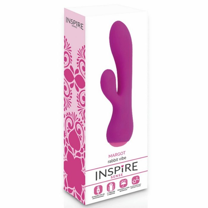 SEX-TOYS Vibrator INSPIRE SENSE MARGO RABBIT PURPLE (Packung)