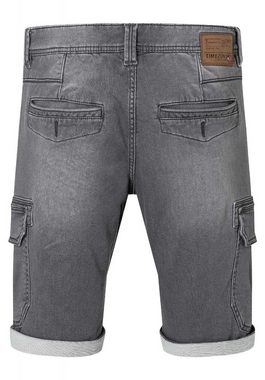 TIMEZONE Cargoshorts Cargo Jeans Shorts Kurze Bermuda Hose 5512 in Grau