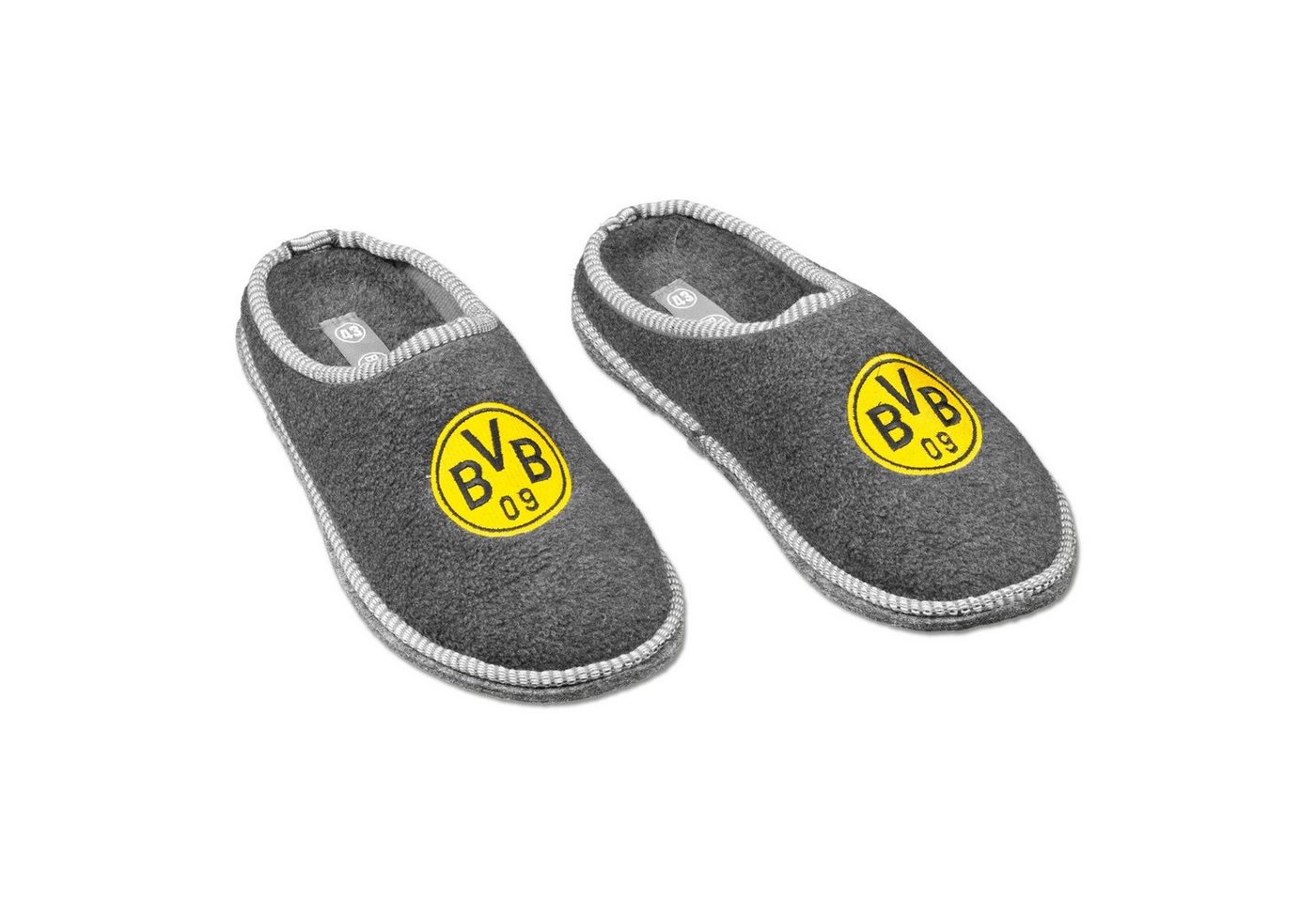 BVB BVB-Filzpantoffel Pantoffel (2-tlg)
